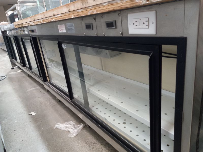 Photo 9 of HUSSMANN 3 PIECE HOT HOLD, FOOD PREP, COMMERCIAL REFRIGERATION STATION MODELS Q2-SP-N8-R, Q2-SP-N-6-6CR-1-RSS-R, Q2-SP-N-8-PT-DS-R (NEEDS COMPRESSOR)