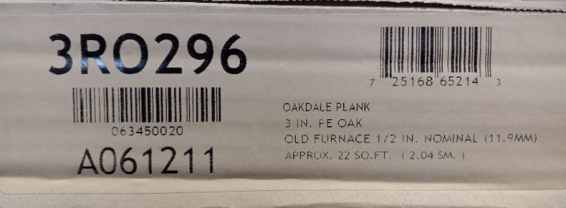 Photo 3 of ANDERSON HARDWOOD FLOORS OAK OLD FURNACE OAKDALE PLANK FLOORING 3RO296 APPROX 44sqft 3” X 42" H0.5” 