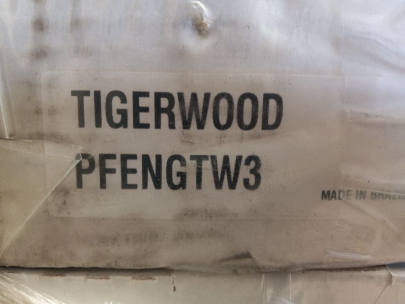 Photo 3 of BR-111 TIGER WOOD FLOORING PFENTW3 66sqft APPROX 48PCS 3” X 48" H5/16” 