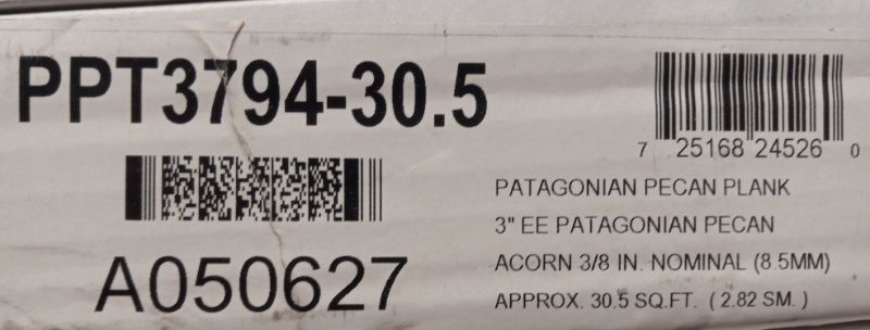 Photo 3 of ANDERSON HARDWOOD FLOORS PATAGONIAN PECAN ACORN PLANK FLOORING PPT3794-30.5 APPROX 61sqft 3” X 42" H3/8” 