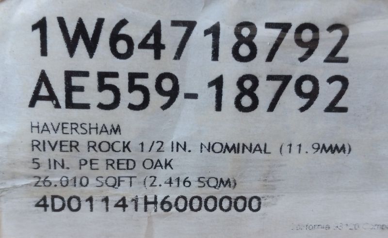 Photo 1 of ANDERSON HARDWOOD FLOORS OAK HAVERSHAM RIVER ROCK FINISH WOOD FLOORING AE559-18792 APPROX 52sqft 5” X 0.5” MULTI LENGTH