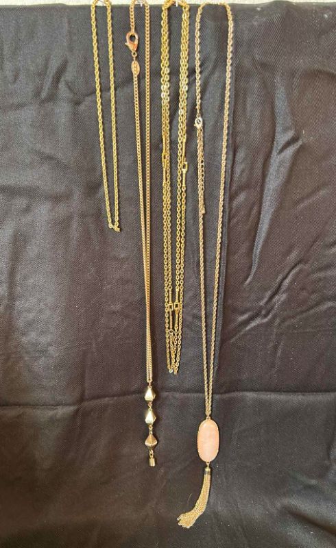 Photo 1 of 4 GOLD TONED COSTUME NECKLACES