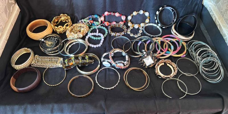 Photo 1 of ASSORTMENT OF COSTUME BRACELETS