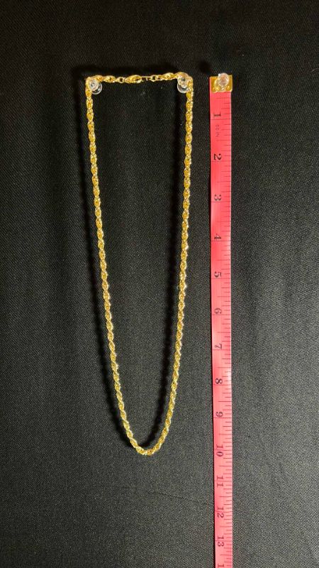 Photo 2 of 14K GOLD FILLED ROPE CHAIN STAMPED “14K GF”