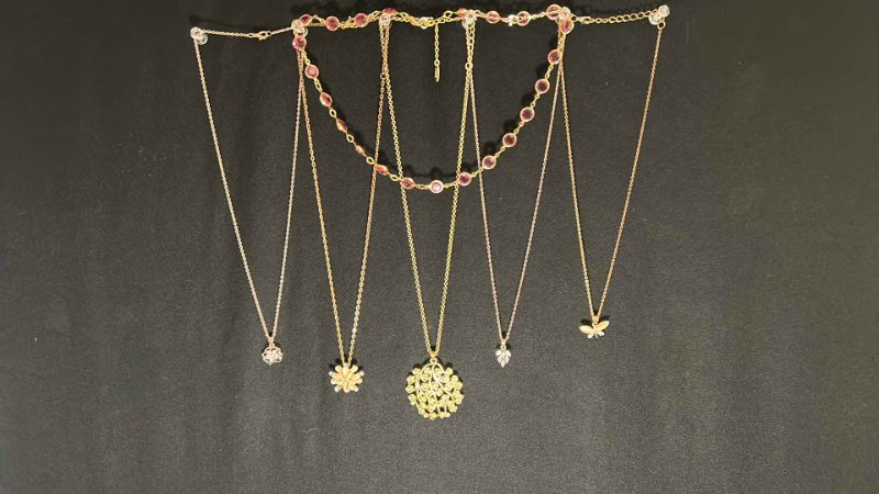 Photo 1 of 6 GOLD TONE NECKLACES