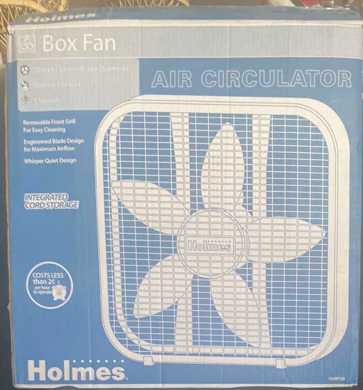 Photo 1 of HOLMES BOX FAN