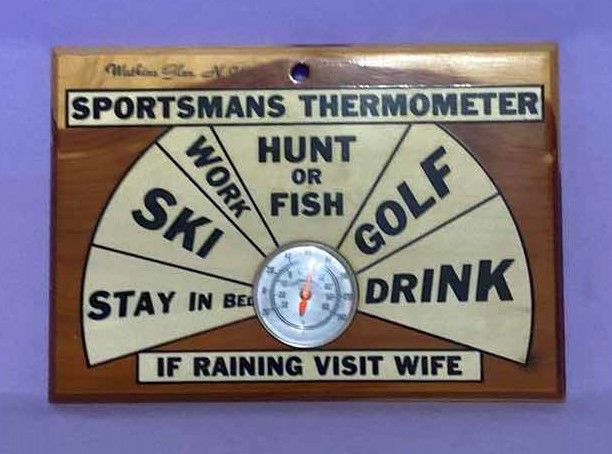 Photo 1 of VINTAGE 1970’S SPORTSMAN THERMOMETER