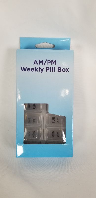 Photo 1 of AM PM WEEKLY PILL BOX NEW