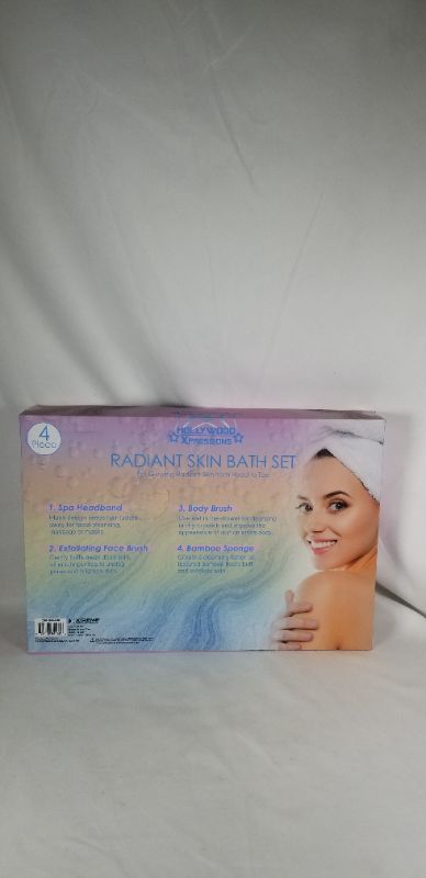 Photo 2 of 4 PIECE RADIANT SKIN BATH SET FOR GLOWING RADIANT SKIN FROM HEAD TO TOE NEW