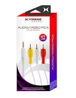 Photo 1 of AUDIO VIDEO RCA 3-5 MM TO/ A RCA 24K GOLD PLATED PLAQUE  NEW