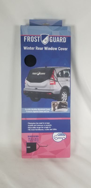 Photo 3 of FROST GUARD WINTER REAR WINDOW COVER BLACK POLYESTER 59X26H NO INTERNET SALES NEW