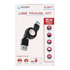 Photo 3 of USB TRAVEL KIT 5 INTERCHANGEABLE USB ADAPTERS MICRO USB TYPE C USB MINI USB USB A  USB B CONNECT TO YOUR PRINTER CAMERA COMPUTER OR PHONE NEW 