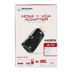 Photo 2 of HDMI TO VGA  ADAPTER WITH AUDIO TRANSFER HIGH DEFINITION MULTIMEDIA INTERFACE UP TO 1920X1080P RESOLUTION SUPPORTS 3.5MM AUDIO  NEW