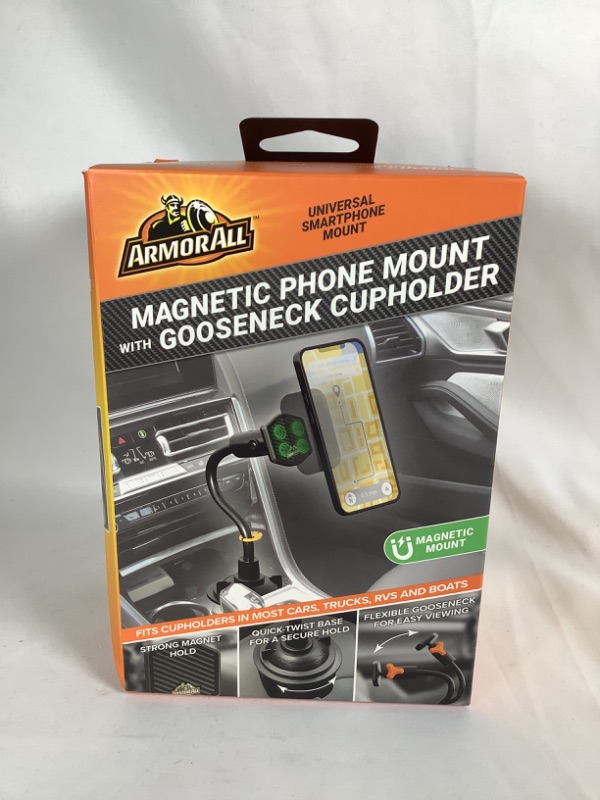 Photo 3 of  MAGNETIC PHONE MOUNT WITH GOOSENECK CUPHOLDER FITS CUPHOLDERS IN MOST CARS TRUCKS RVS AND BOATS NEW 