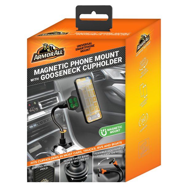 Photo 2 of  MAGNETIC PHONE MOUNT WITH GOOSENECK CUPHOLDER FITS CUPHOLDERS IN MOST CARS TRUCKS RVS AND BOATS NEW 