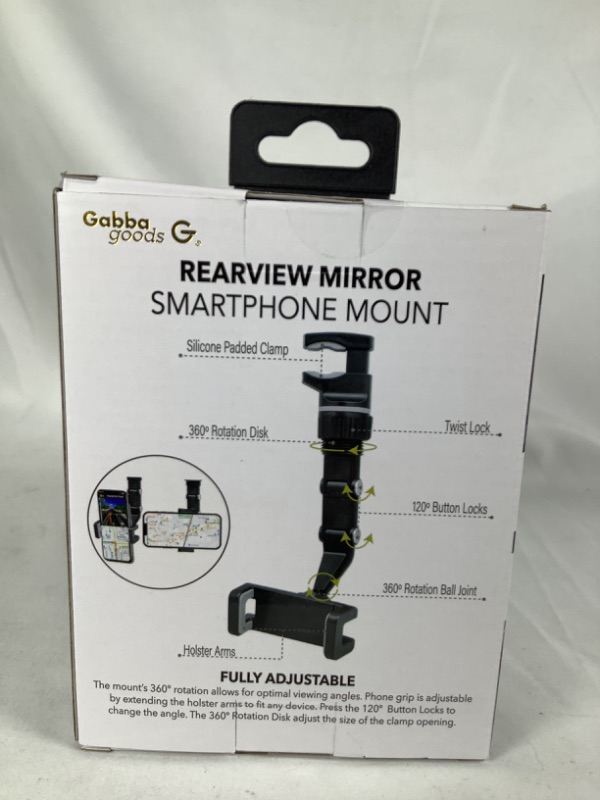 Photo 2 of  REARVIEW MIRROR SMARTPHONE MOUNT FULLY ADJUSTABLE 360 RTATION FOR EASY VIEWING NEW