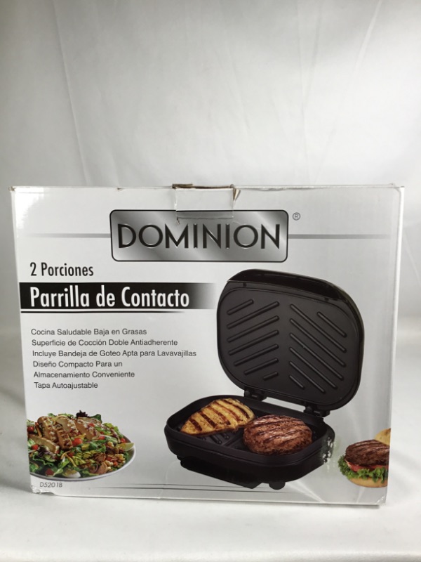 Photo 3 of  2 SERVING CONTACT GRILL HEALTHY LOW FAT COOKING DUAL NON STICK COOKING SURFACE INCLUDES DISHWASHER SAFE DRIP TRAY COMPACT DESIGN FOR CONVENIENT STORAGE SELF ADJUSTING LED NEW