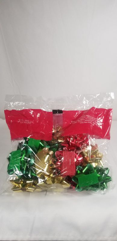 Photo 2 of 15 PEICE STAR BOW BAG RED GREEN GOLD NEW