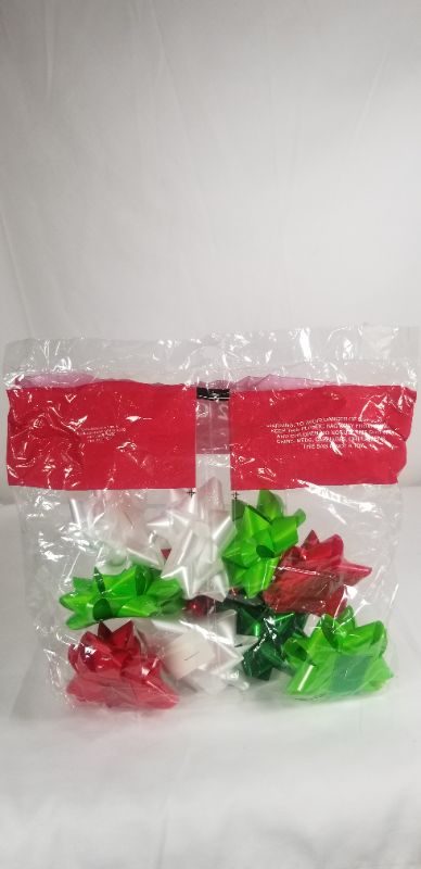 Photo 2 of 12 PEICE STAR BOW BAG REDWHITE GREEN NEW