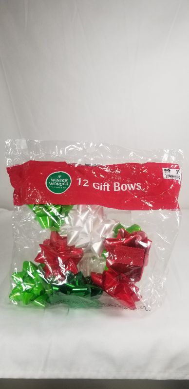 Photo 1 of 12 PEICE STAR BOW BAG REDWHITE GREEN NEW