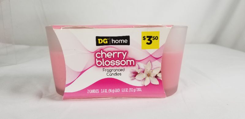 Photo 1 of CHERRY BLOSSOM 3.4 OZ FRAGRANCED CANDLE 2PACK NEW