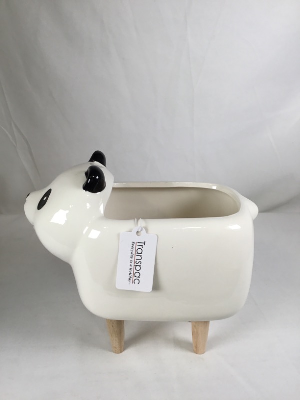 Photo 2 of DOT PANDA ANIMAL PLANTER WITH LEGS NEW