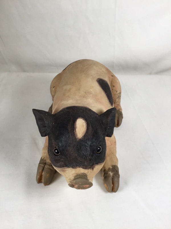 Photo 1 of BROWN AND TAN PIG FIGURE STATUE NEW 11 X 6.25 X 4 H NEW