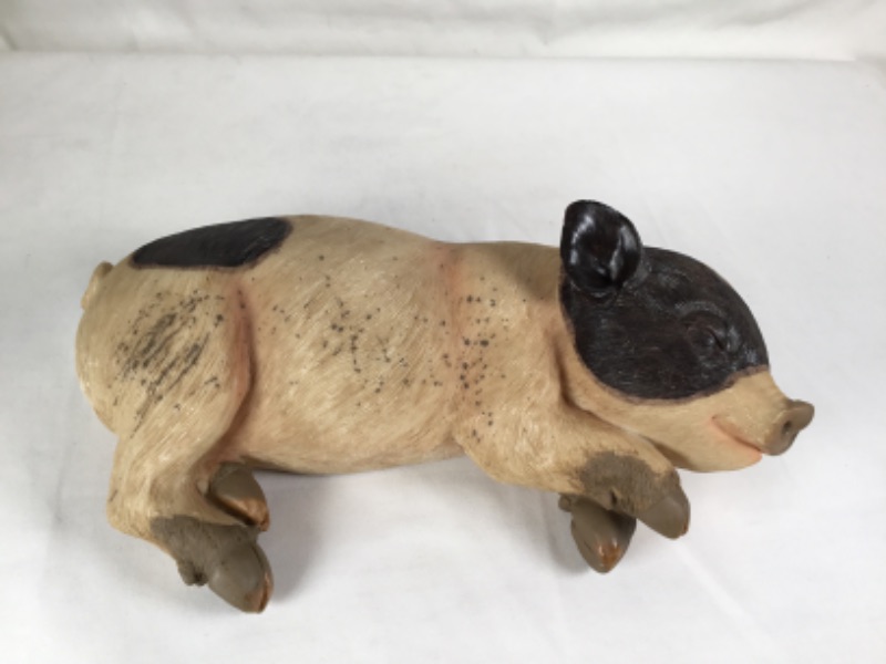 Photo 1 of BROWN AND TAN SLEEPING PIG FIRGUE STATUE NEW