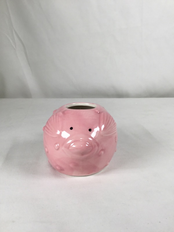 Photo 1 of PINK FISH PLANTER 2.75 X 4X 2.5H NEW