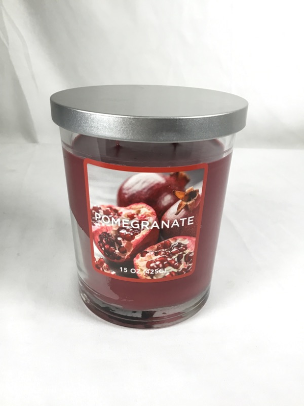 Photo 2 of POMEGRANATE 2 WICK 15OZ JAR CANDLE NEW