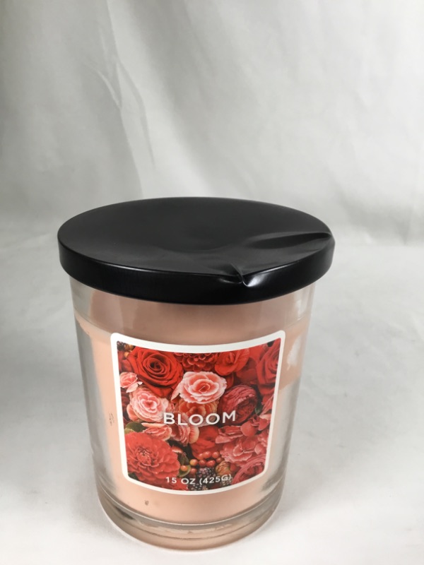 Photo 2 of BLOOM SCENTED 2 WICK 15OZ JAR CANDLE NEW