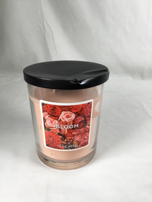 Photo 1 of BLOOM SCENTED 2 WICK 15OZ JAR CANDLE NEW
