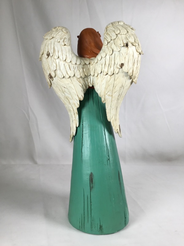 Photo 2 of RESIN BLESSING ANGEL FIGURE STATUE TO PLANT A GARDEN IS TO BELIEVE IN TOMORROW NEW