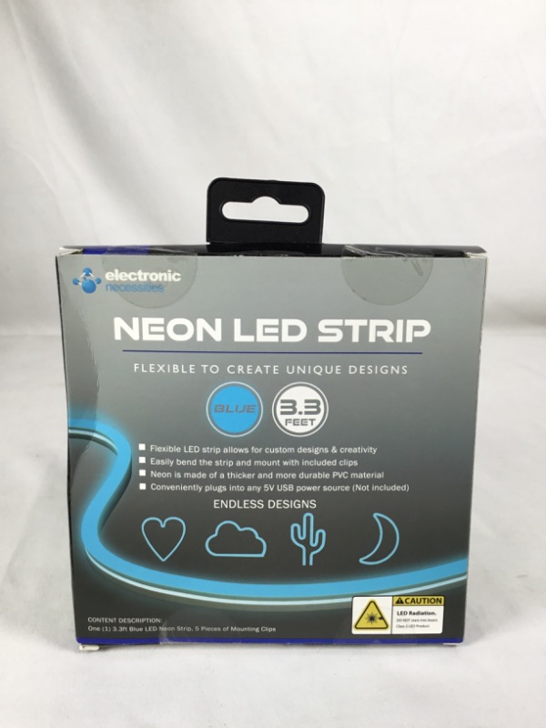 Photo 2 of BLUE NEON LED STRIP FLEXIBLE TO CREATE UNIQUE DESIGN 3.3FEET CREATE LED STRIP NEW 