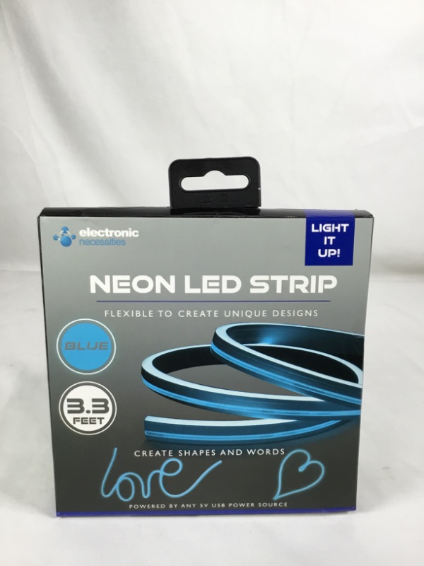 Photo 1 of BLUE NEON LED STRIP FLEXIBLE TO CREATE UNIQUE DESIGN 3.3FEET CREATE LED STRIP NEW 