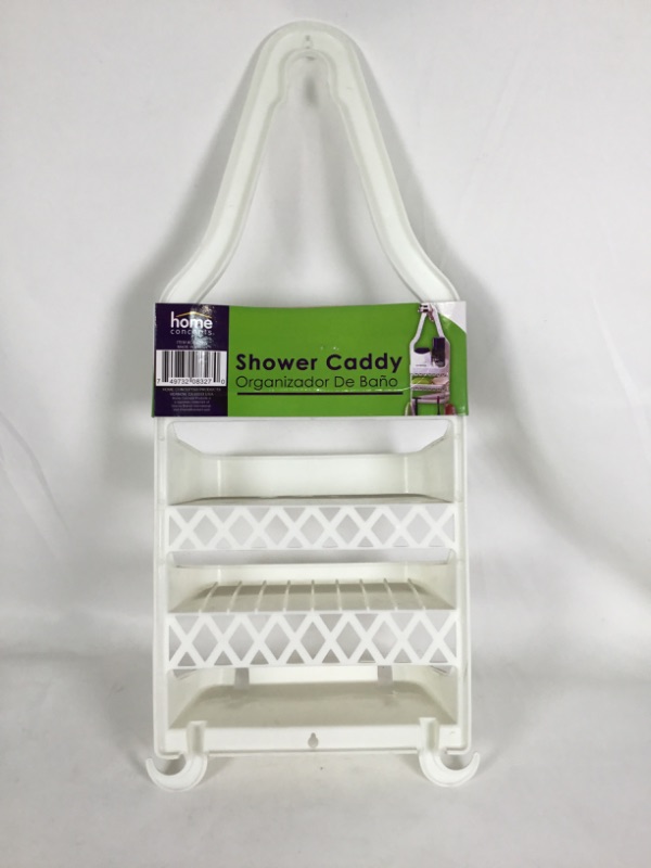 Photo 2 of SHOWER CADDY ORGANIZER FOR BATHROOM WHITE NEW 