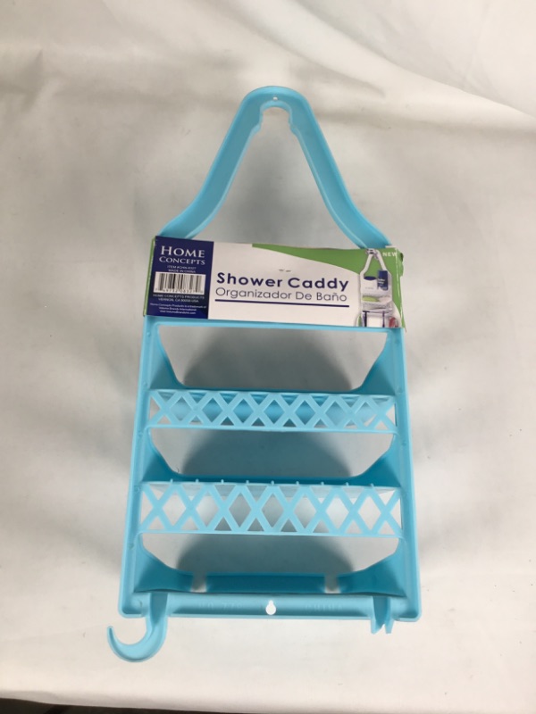 Photo 2 of SHOWER CADDY ORGANIZER FOR BATHROOM BLUE NEW 