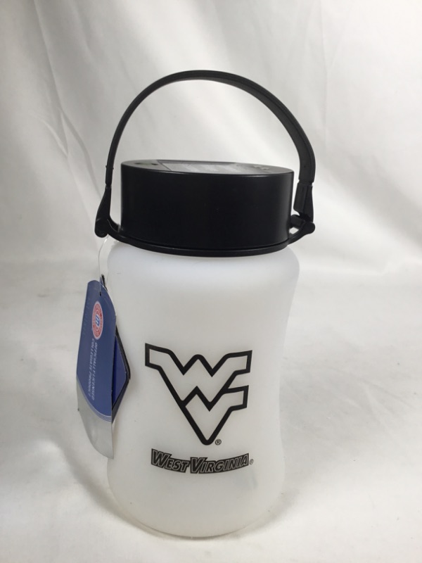 Photo 1 of WEST VIRGINIA UNIVERSITY SILICONE SOLAR LANTERN NEW