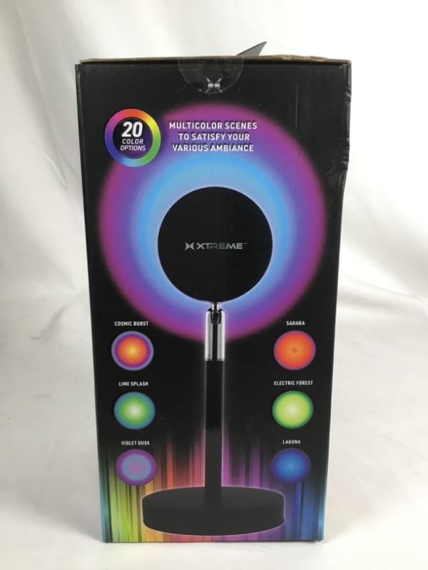 Photo 2 of LED SUNSET LAMP CREAT AN AMAZING SCENERY FOR YOUR LIVE STREAMS 20 COLOR OPTIONS 180 SWIVEL USB CONNECTIVITY REMOTE CONTROL INCLUDED NEW 