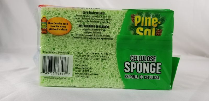 Photo 2 of 2 PACK CELLULOSE SPONGE 6 X 3.6 X 1 NEW