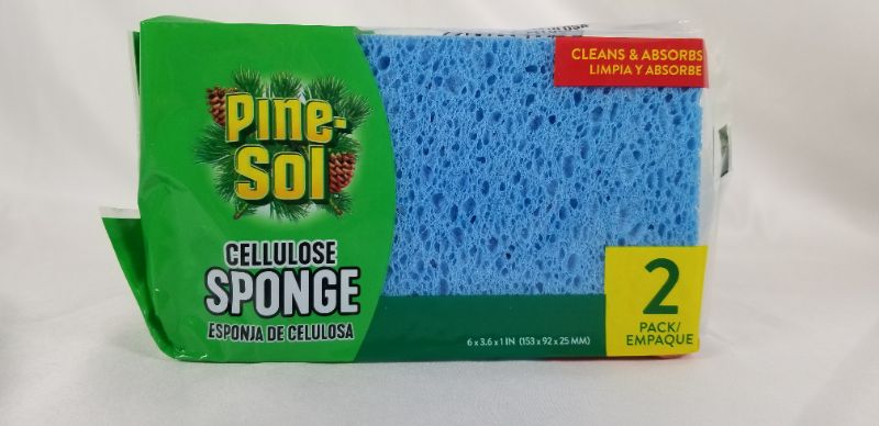 Photo 1 of 2 PACK CELLULOSE SPONGE 6 X 3.6 X 1 NEW