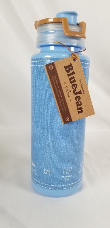 Photo 1 of 27OZ  BLUE WATER BOTTLE 100 PERCENT BPA FREE DISHWASHER SAFE FREEZER SAFE NEW 