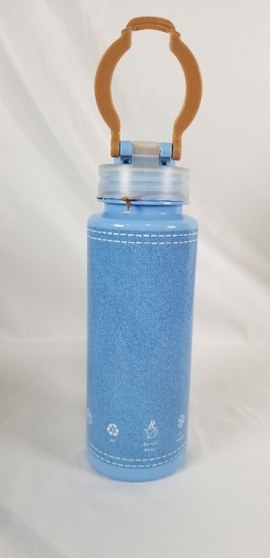 Photo 3 of 27OZ  BLUE WATER BOTTLE 100 PERCENT BPA FREE DISHWASHER SAFE FREEZER SAFE NEW 