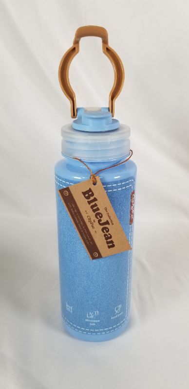 Photo 2 of 27OZ  BLUE WATER BOTTLE 100 PERCENT BPA FREE DISHWASHER SAFE FREEZER SAFE NEW 