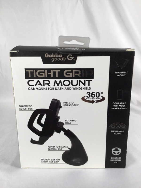 Photo 3 of TIGHT GRIP CAR MOUNT FOR DASH AND WINDSHIELD 360 ROTATING HEAD FITS MOST PHONES ADJUSTABLE NECK ALLOWS YOU TO ANGLE YOUR PHONE EASY INSTALLATION NO TOOLS REQUIRED NEW