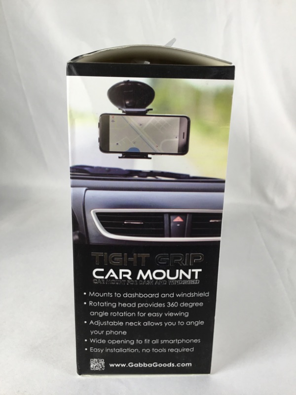 Photo 4 of TIGHT GRIP CAR MOUNT FOR DASH AND WINDSHIELD 360 ROTATING HEAD FITS MOST PHONES ADJUSTABLE NECK ALLOWS YOU TO ANGLE YOUR PHONE EASY INSTALLATION NO TOOLS REQUIRED NEW