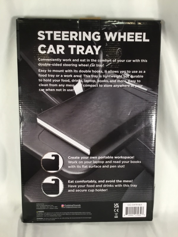 Photo 3 of STEERING WHEEL CAR TRAY EASILY CLIPS ONTO ANY CAR STEERING WHEEL EAT YOUR MEALS ON THE RUN EASY TO CLEAN  EASY TO MOUNT FLIP OVER FOR A PORTABLE WORK STATION NEW