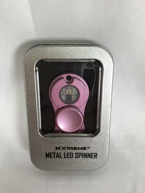 Photo 1 of PINK METAL LED FIDGET SPINNER NEW