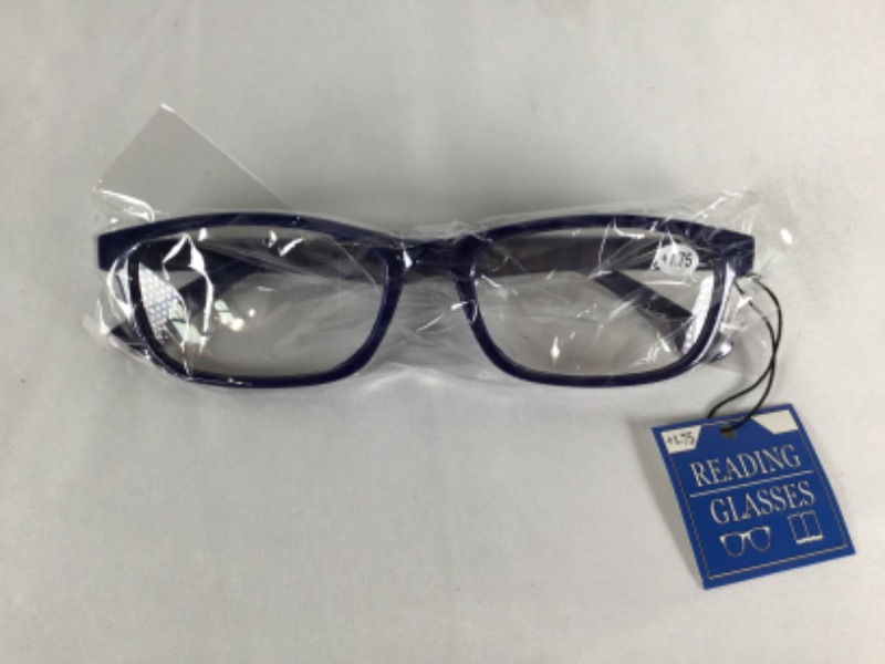 Photo 1 of  DARK BLUE READING GLASSES 1.75+ NEW