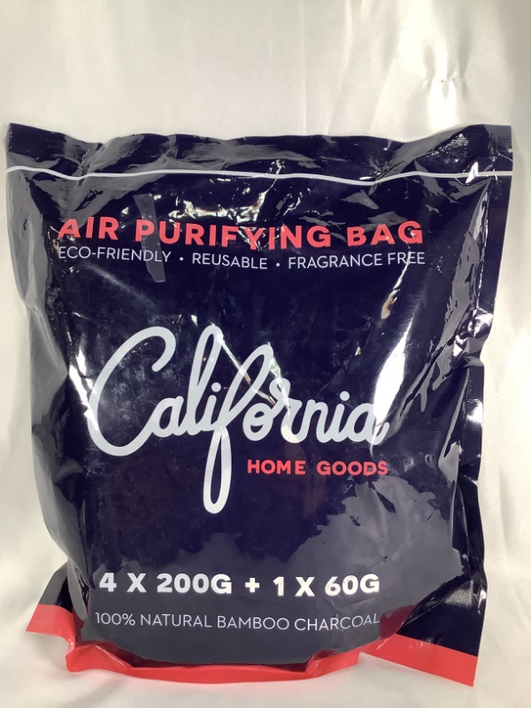 Photo 1 of AIR PURIFYING CHARCOAL BAGS ECO FREINDLY REUSABLE FRAGRANCE FREE 4 BAGS WITH 200 GRAMS OF CHARCOAL 1 BAG WITH 60 GRAMS OF CHARCOAL NEW 